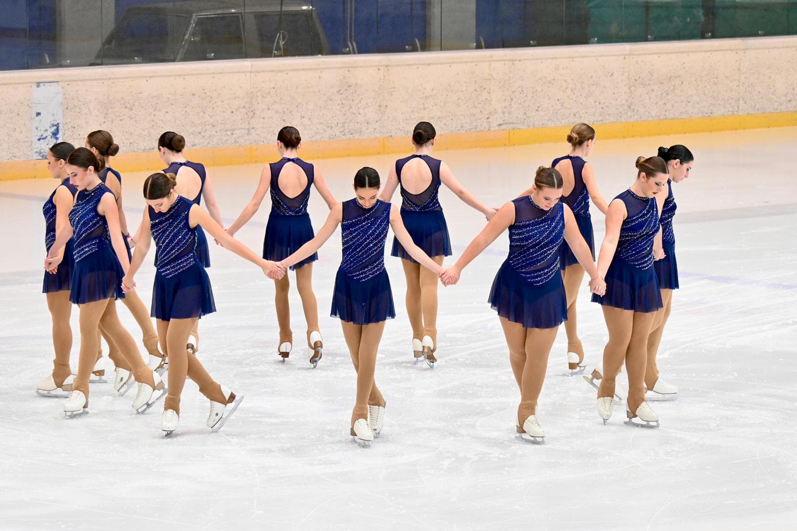 Corso di pattinaggio sincronizzato